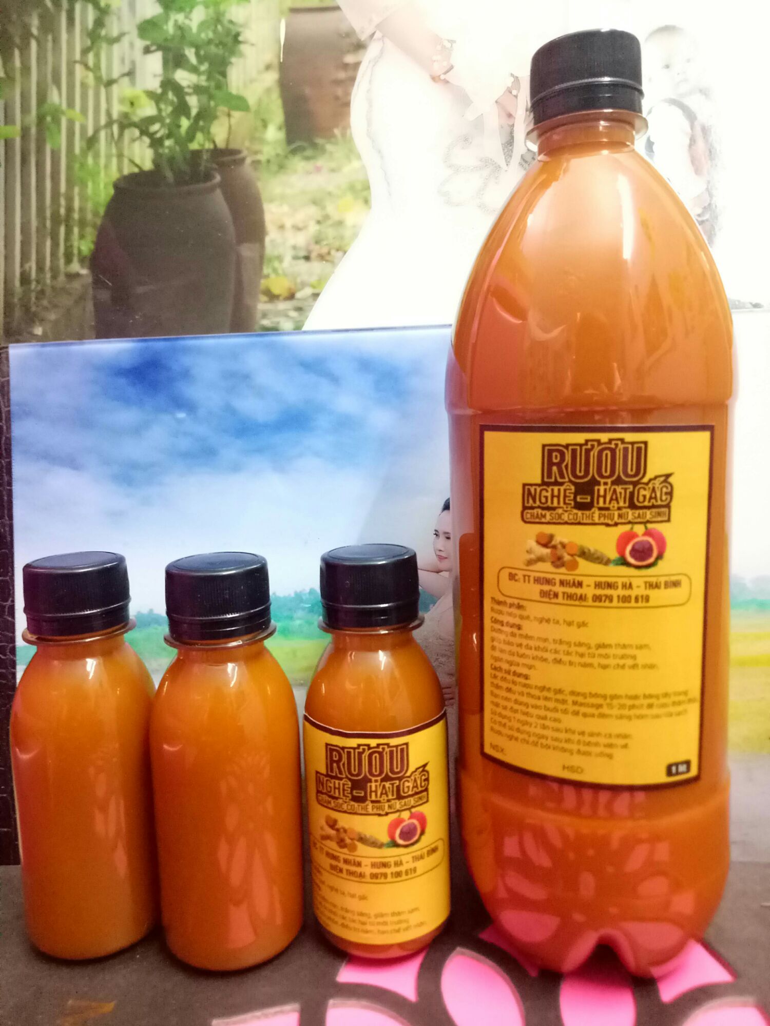 100ml Cốt nghệ hạt gấc dưỡng da mặt