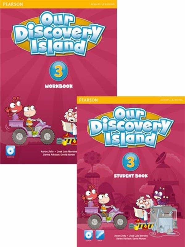 Bộ Our discovery island 3 (2 sách + CD)