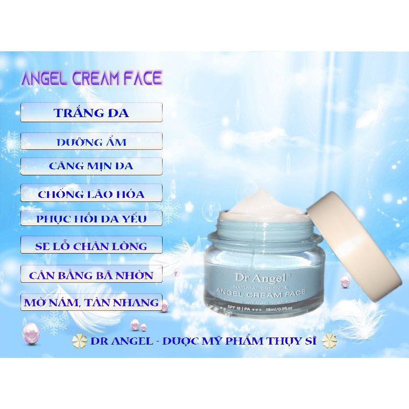Kem dưỡng da angel cream face 15g