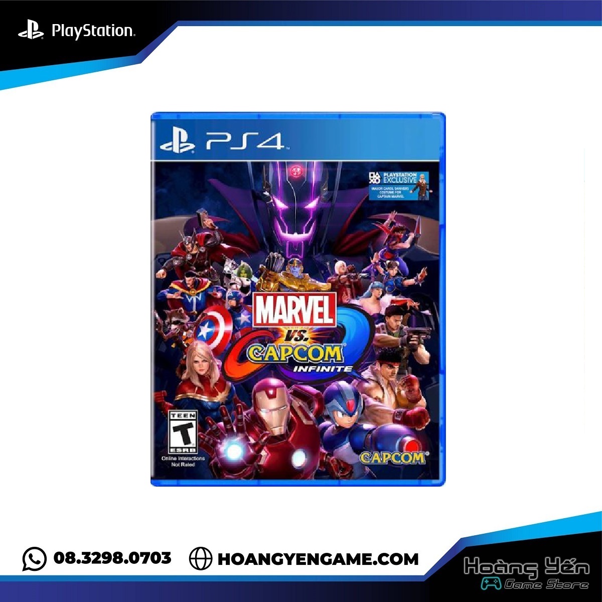 Đĩa game Marvel vs Capcom PS4