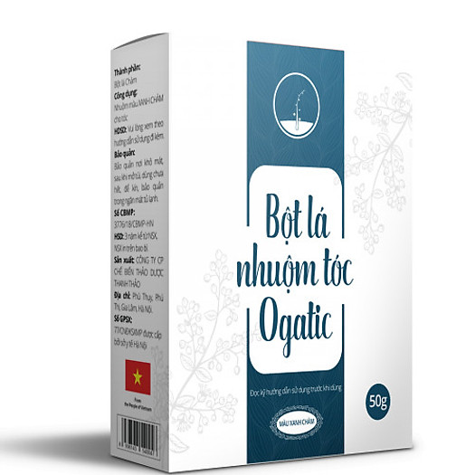 Bột lá nhuộm tóc - Ogatic