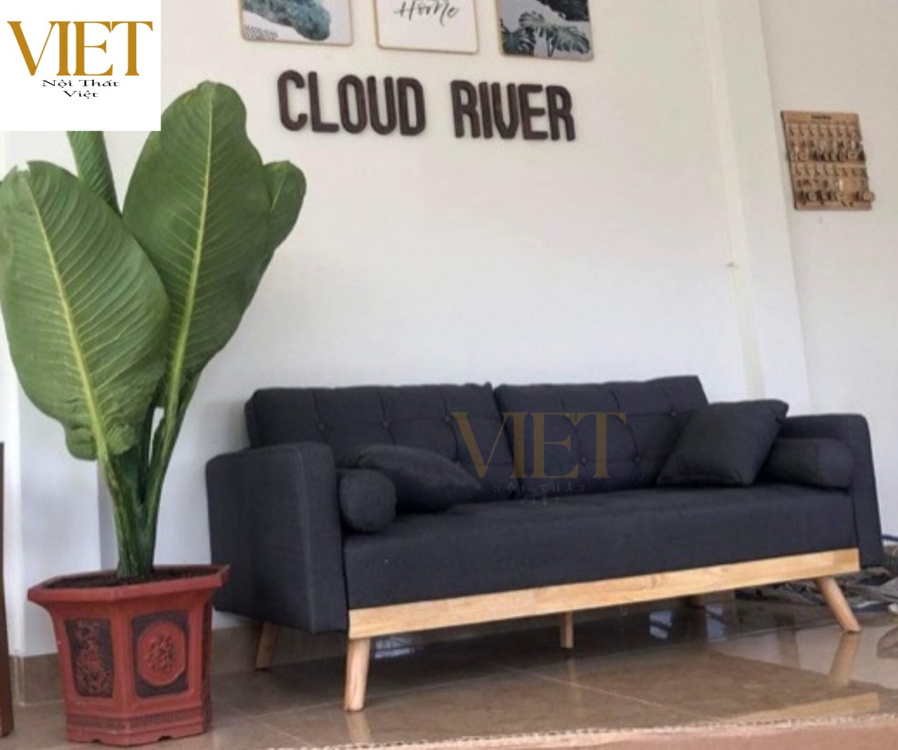 SOFA CÓ TAY , SOFA PHÒNG KHÁCH HIỆN ĐẠI ( TẶNG KÈM 4 GỐI )