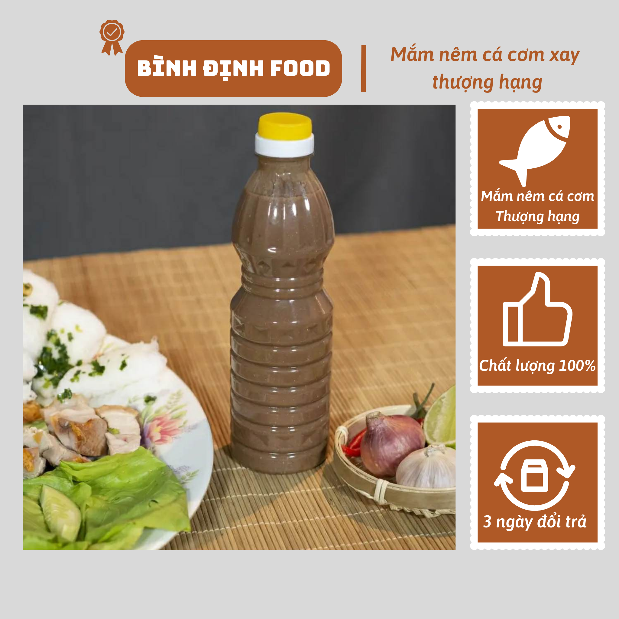 Mắm nêm ngon nguyên chất cá cơm xay Bình Định