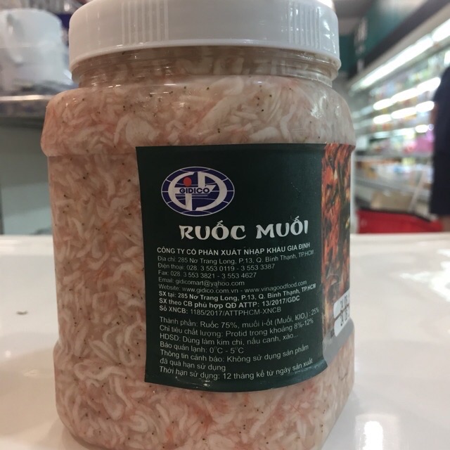 Mắm tép làm kim chi hàn quốc 1kg