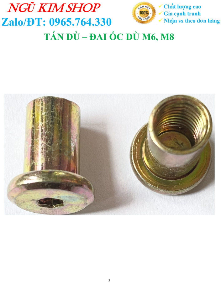 Rubber Nut _ Rubber Nut M6, M8