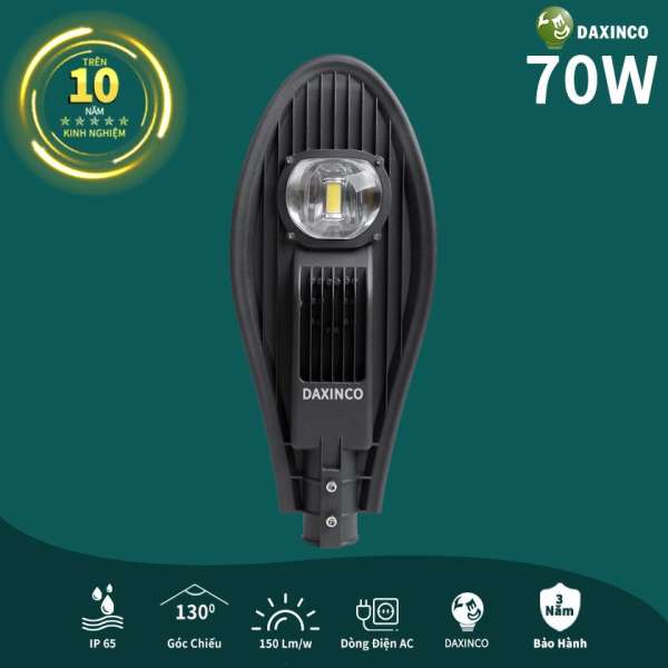 Đèn đường LED 70W Daxinco kiểu chiếc Lá