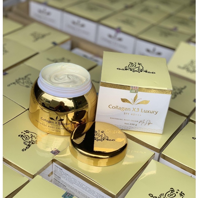 Kem body Collagen X3 Luxury , Kem dưỡng trắng da toàn thân