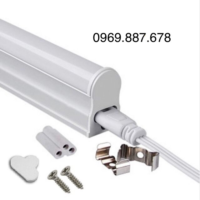 Đèn led t5 t4, led liền máng liền thân 6 tấc 20w
