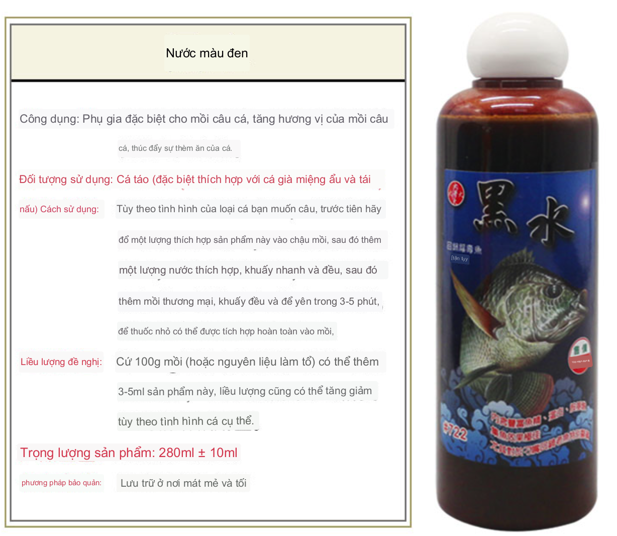 THính Dụ Cá Tinh Mùi 135, Trứng Sữa, Rô Đen. Khóm Đại Ca Đại