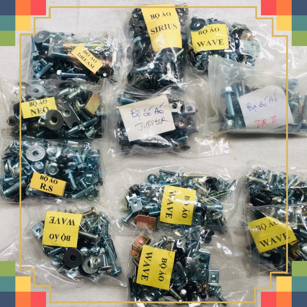 Bộ ốc dàn áo cho xe máy