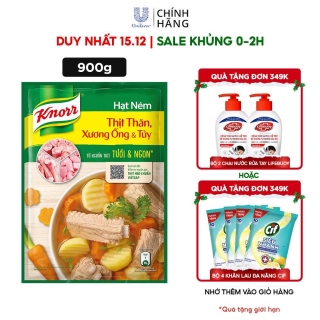 Hạt Nêm Knorr Thịt Thăn Xương Ống và Tủy Bổ Sung Vitamin A 900g thumbnail