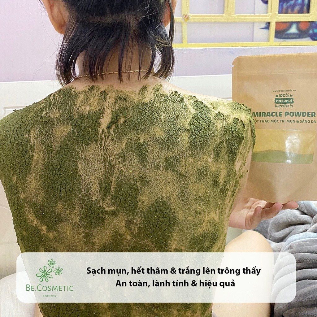 Bột thảo mộc đắp body face dưỡng trắng da Becosmetic