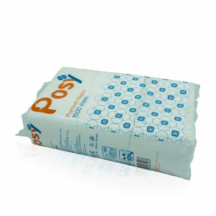 Khăn giấy ăn Posy  2 lớp 1500 miếng/ 1kg ( dạng rút)