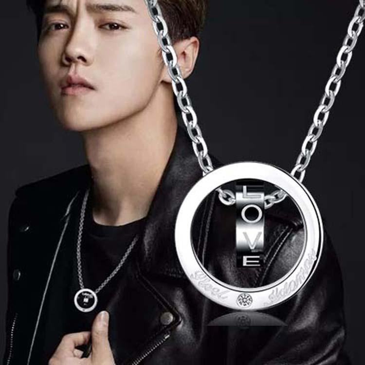 [HCM]Dây Chuyền  Nhẫn Lồng TITAN Phong Cách Hàn HOT 2019 DCNHANLONGTITAN01