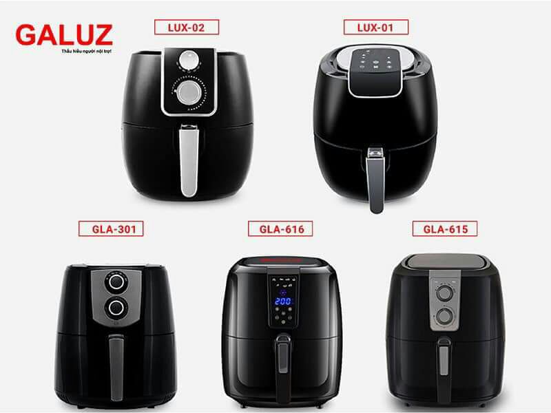 Nồi chiên không dầu Galuz GLA-615 (5,2 lít Cơ)