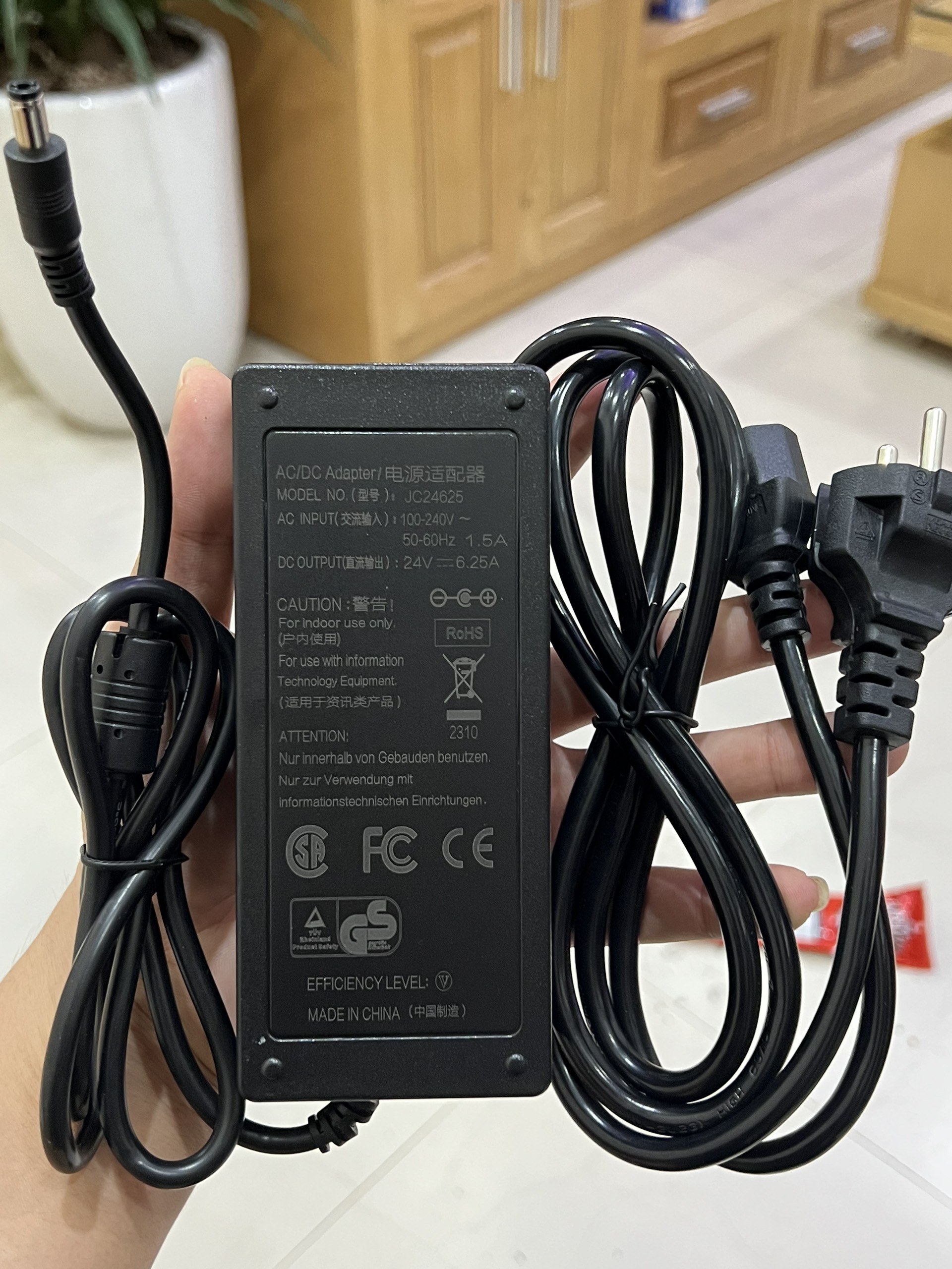 ADAPTER NGUỒN 24V 6.25A (150W)