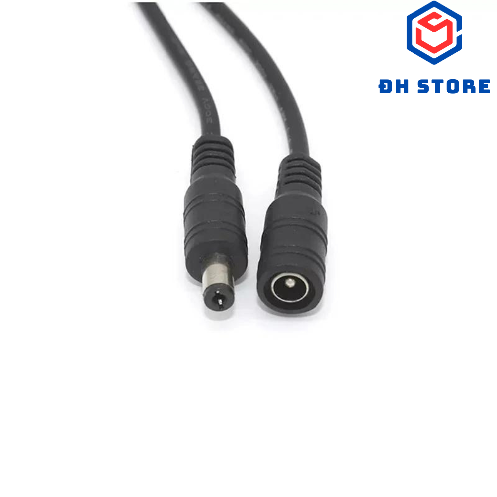 Jack cáp cắm nguồn điện 5.5x2.1mm 12V-24V DC