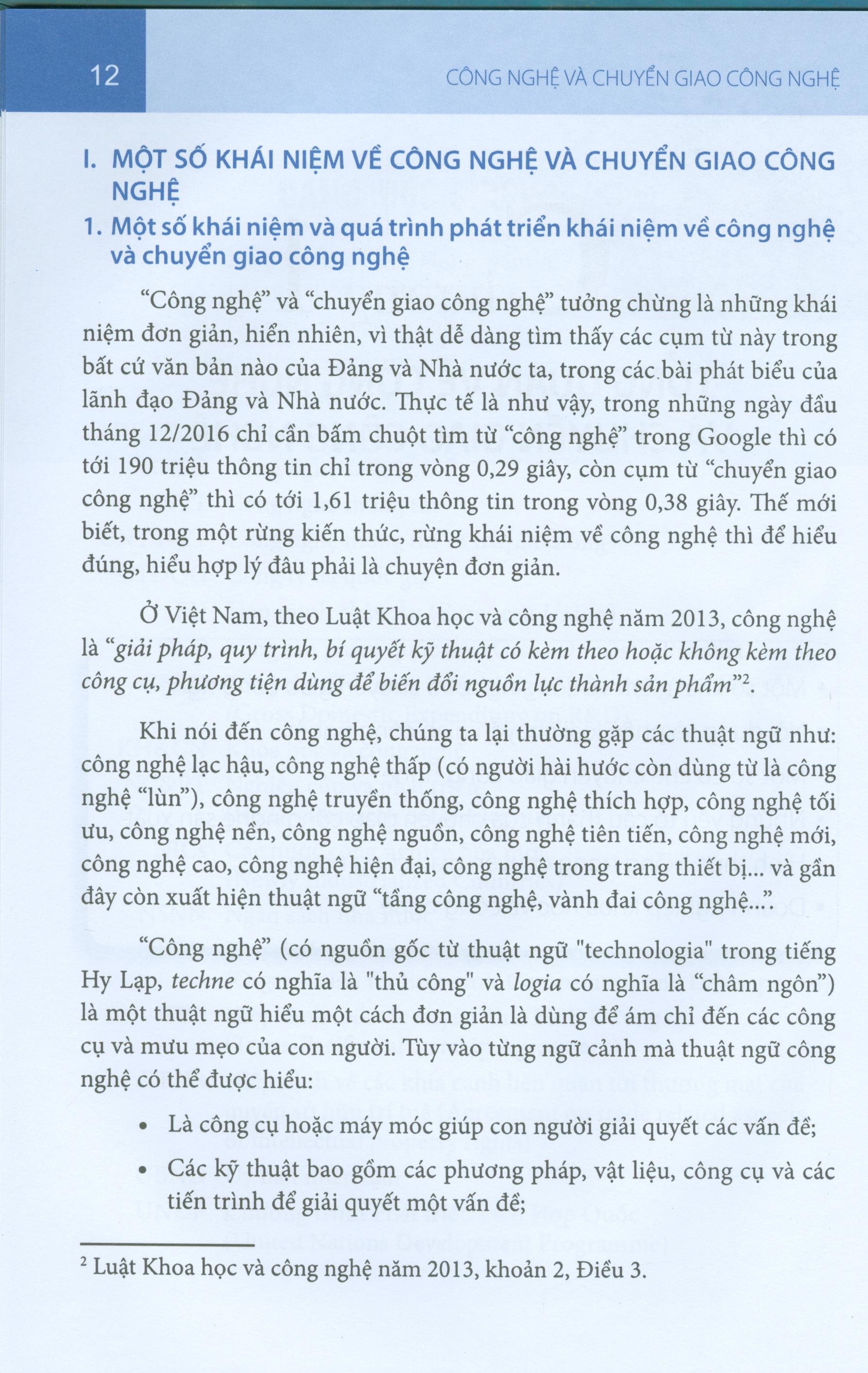 Công nghệ và chuyển giao công nghệ