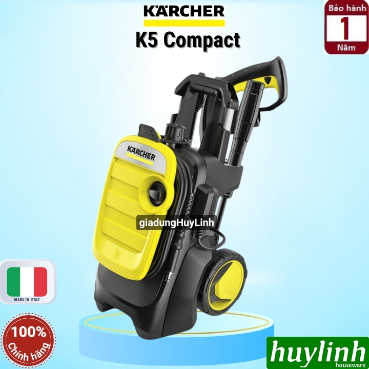 Máy xịt rửa xe Karcher K5 Compact EU - Hàng chính hãng - Made in Italy