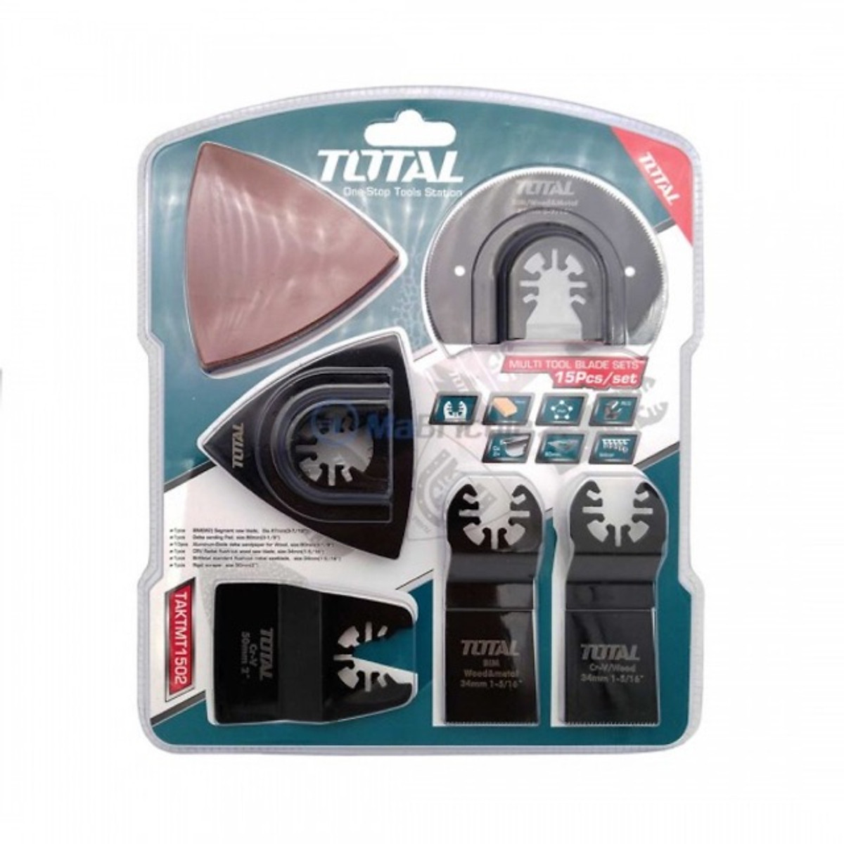 Bộ lưỡi máy cắt gọcđa năng Total TAKTMT1502