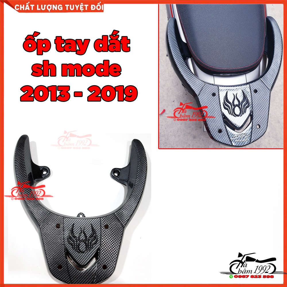 Ốp Tay Xách SH Mode 2013 - 2019 - Hàng Sơn Vân Carbon