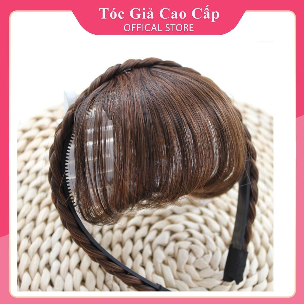 Tóc mái giả tết tóc kèm băng đô, PH999