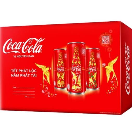 Lốc 24 lon Coca - Cola Nước ngọt có gas giúp tiêu hóa thức ăn 1033090854_VNAMZ-3478226944