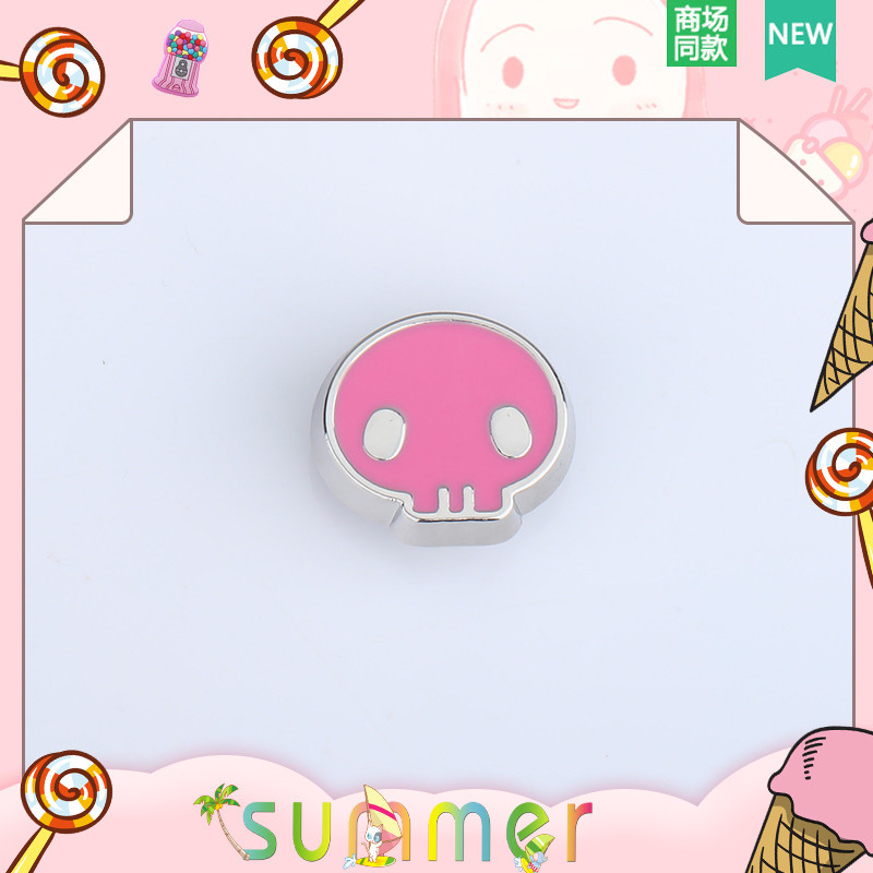 Kim Loại jibbitz crocs charms Khóa Giày Họa Tiết Màu Hồng Ngọc Trai Nơ Giày Thời Trang Phụ Kiện