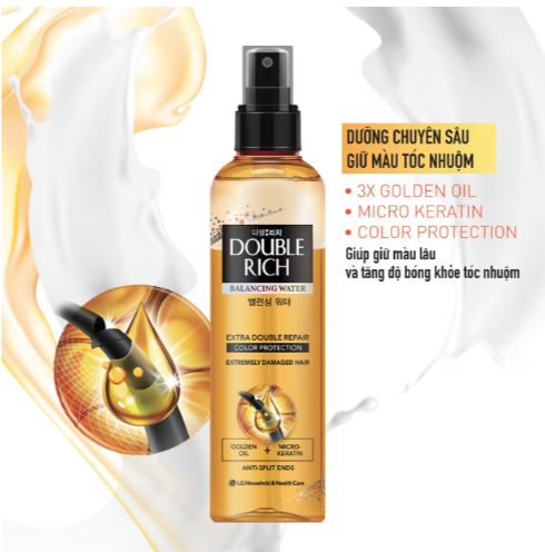 Nước Xịt Dưỡng Tóc Double Rich Extra Double Repair (120ml, 250ml)