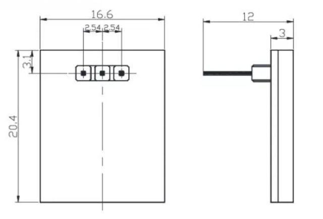 Nút bấm cảm ứng điện dung có đèn