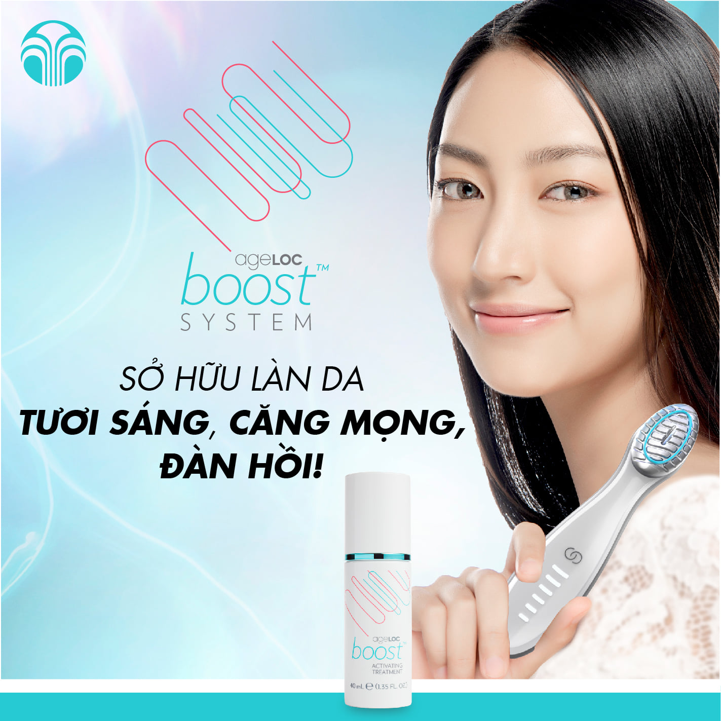BỘ MÁY HẤP THU TINH CHẤT AGELOC BOOST NUSKIN