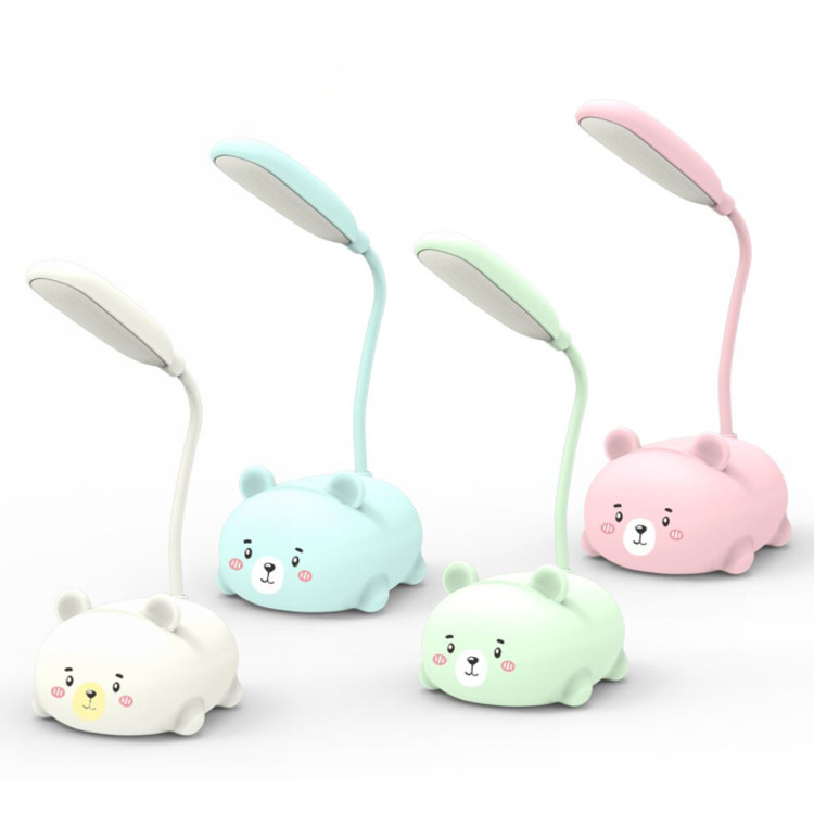 [HCM](LOẠI 1)đèn led để bàn học cao cấpĐÈN BÀN HÌNH GẤU 9096 cao cấpĐèn để bàn hình gấu tiện dụngĐèn bàn hình gấu nằm siêu dễ thương đáng yêu.BH 1 đổi 1