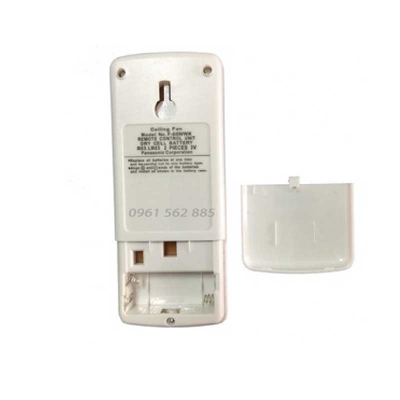 Điều Khiển Remote Quạt Trần Panasonic 5 Cánh