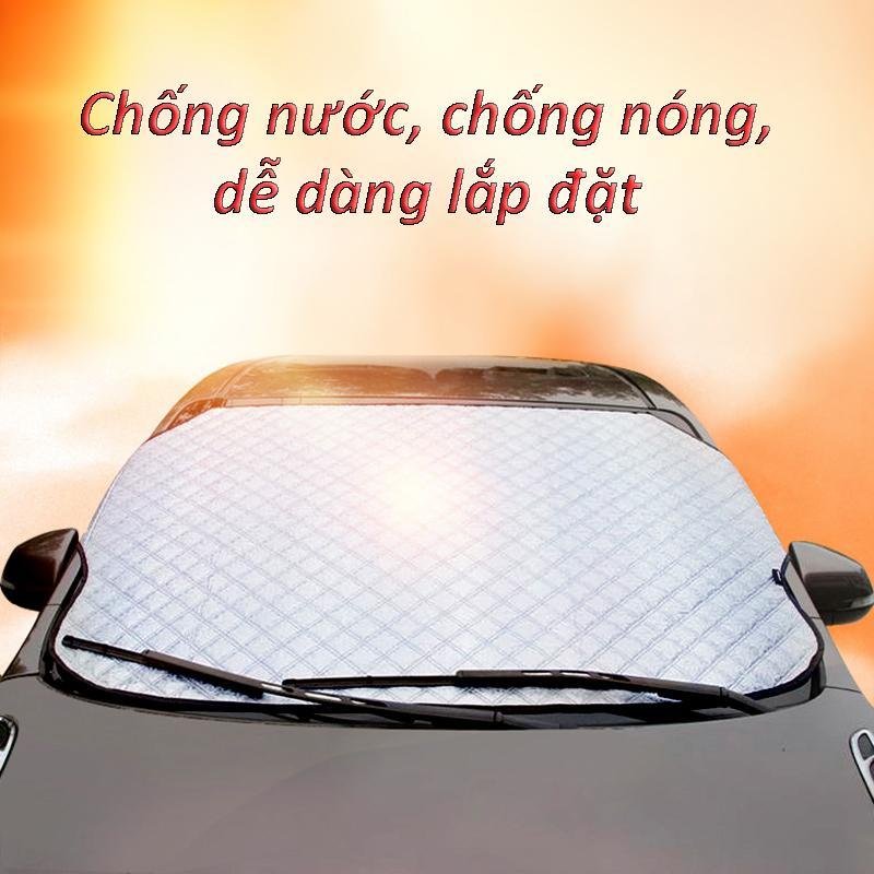 Tấm che chống nắng phản quang,tĩnh điện,chống gió, chống mưa, chống bám tuyết, cách nhiệt cho kính trước ôtô, xe hơi, xe tải gấp gọn cỡ lớn EX016