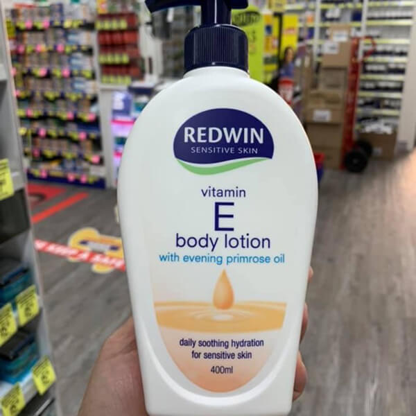Sữa Dưỡng Da Redwin Vitamin E Cream Chai Vòi 400ml Úc
