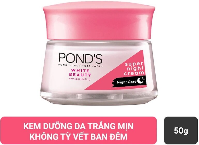 [HCM]Kem Dưỡng Da Ponds Trắng Mịn Không Tỳ Vết Ban Đêm (50g) và (30g)