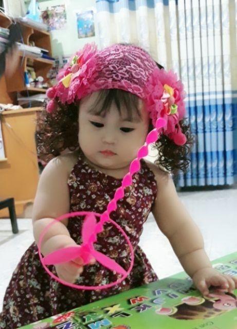 [HCM]Băng đô tóc giả xoăn cho bé cực kì đáng yêu