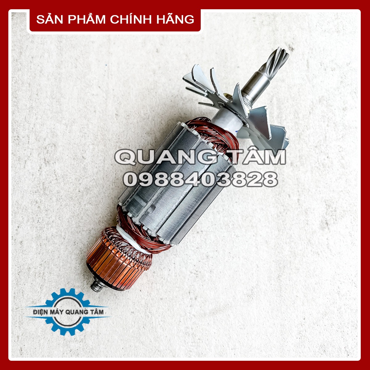 Rotor dongcheng dzz190 6 răng lắp máy khoan rút lõi bê tông dongcheng dzz190 và dca azz190