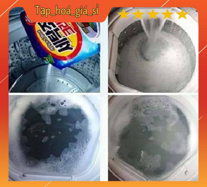 Combo 2 gói bột tẩy lồng máy giặt Hàn Quốc 450Gr
