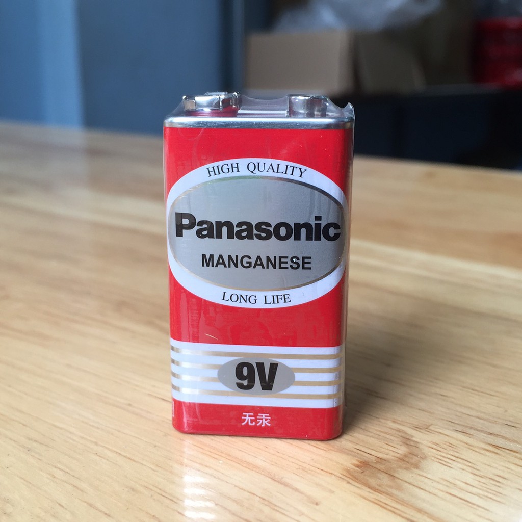 Pin vuông Panasonic 9v  cho Đàn Guitar lắp EQ
