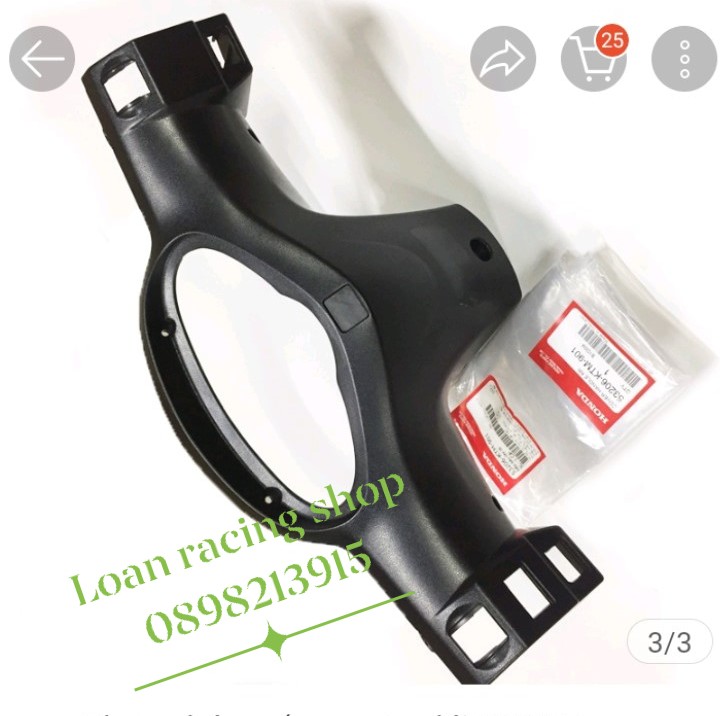 Nhựa nhám nắp sau tay lái honda future ii 2 (53206ktm901
