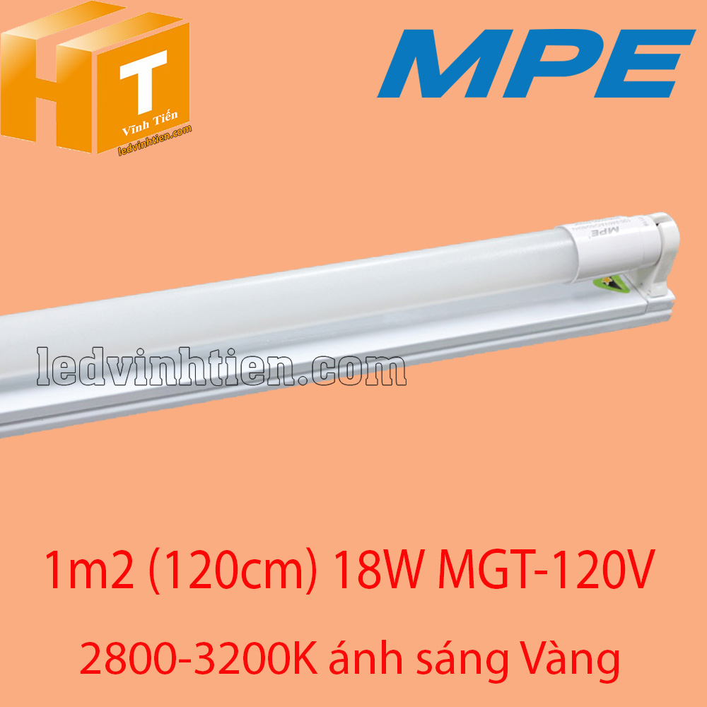 Đèn led tube nhôm, thủy tinh, T8, 0.6m, 1m2, ánh sáng trắng, vàng, mpe, loại tốt, chính hãng