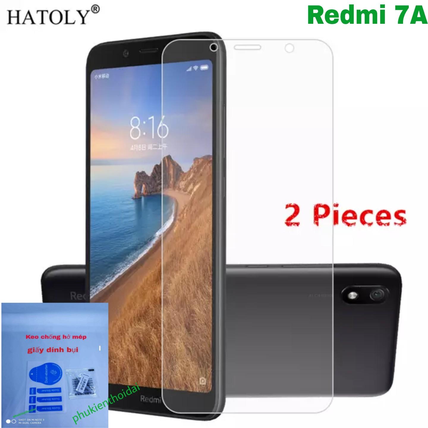 Kính cường lực Xiaomi Redmi 7A trong suốt loại tốt 9H / 2.5D