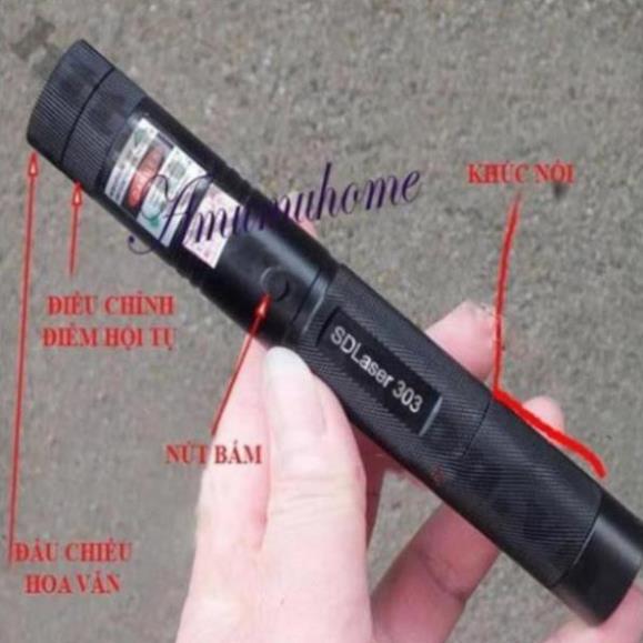 Đèn pin SD laser 303 chiếu xa hàng kilomet