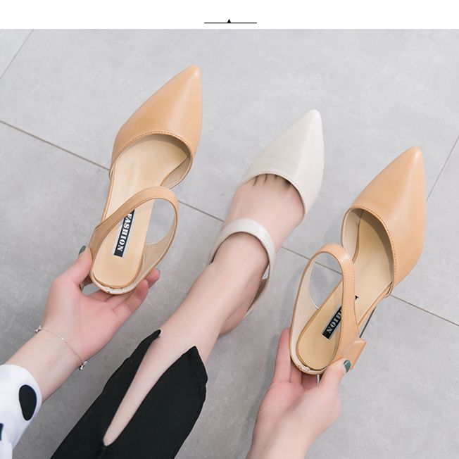 GIÀY CAO GÓT THỜI TRANG HỞ GÓT MÃ VNXKC23