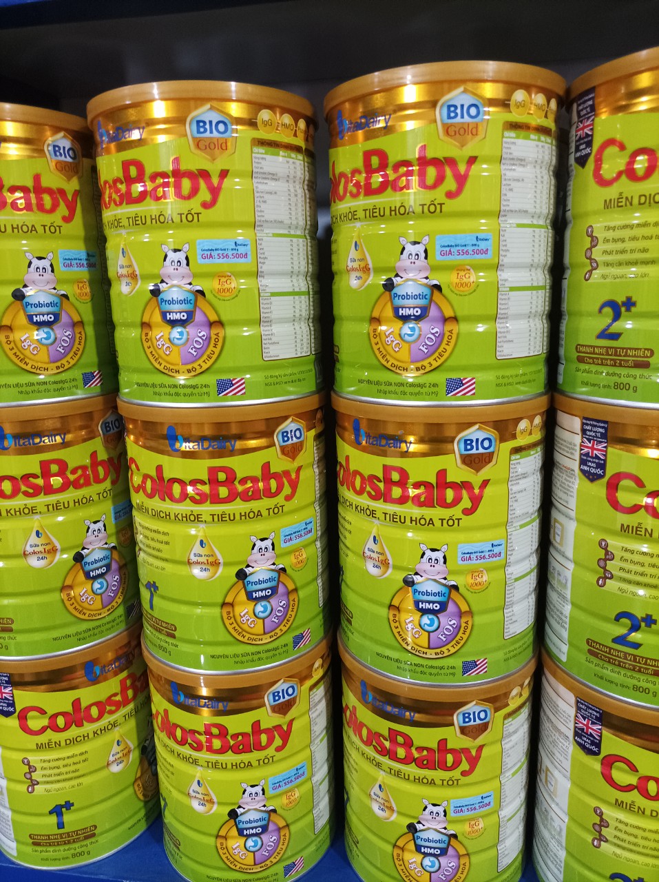 Sữa bột Colosbaby Gold 0+ 800g ( Date mới -  Có mã QR tích điểm)