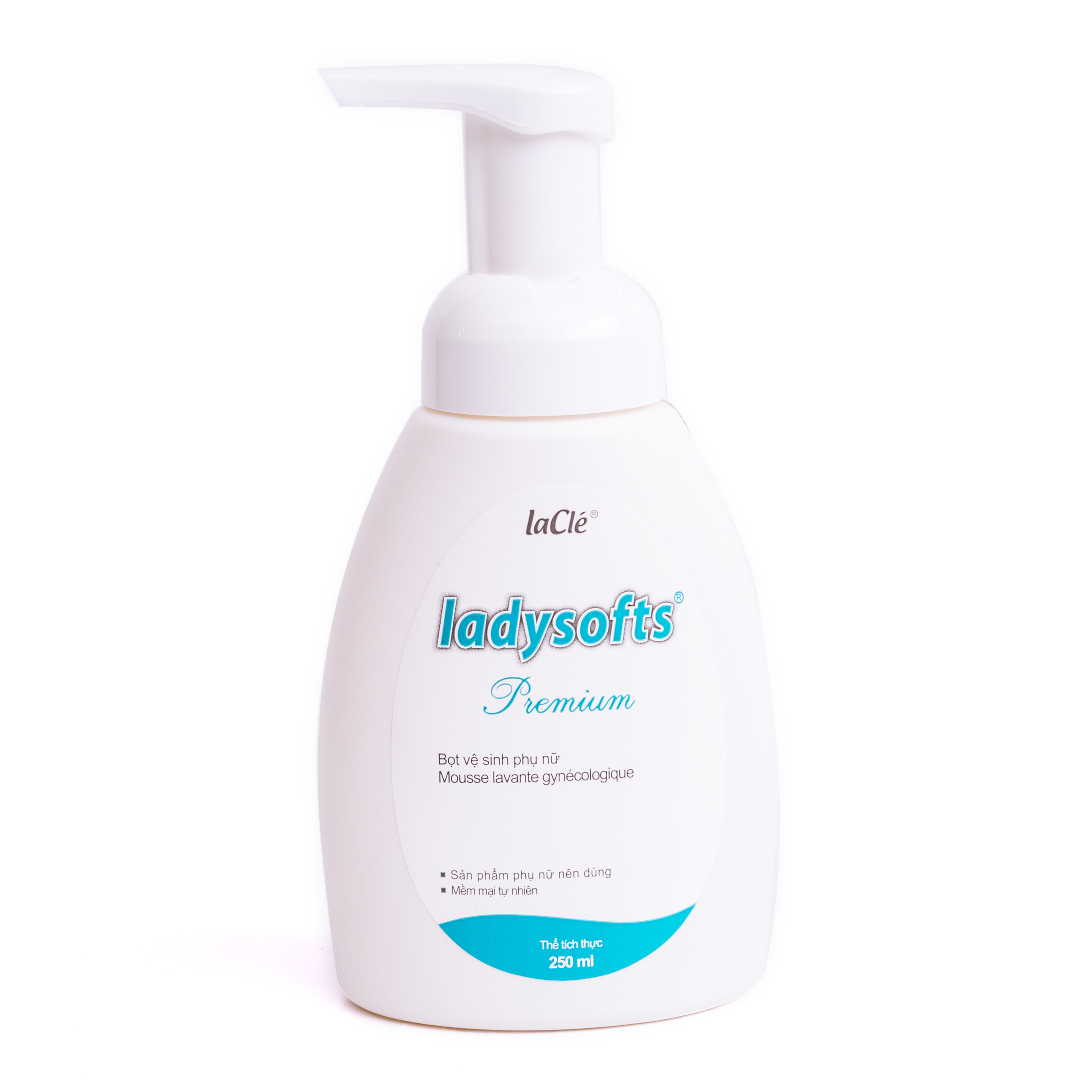 Bọt vệ sinh phụ nữ Ladysoft chai màu xanh 250ml