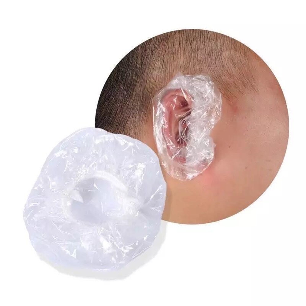 Bịch 100 cái bịt tai Nilon hỗ trợ nhuộm tóc