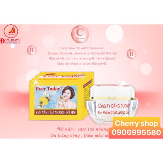 Kem nám tàn nhang đồi mồi ever today đủ giấy