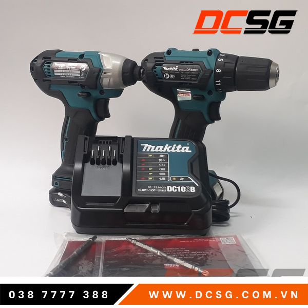 Bộ sản phẩm máy khoanvặn vít clx224s dcsg